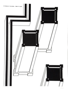 Towers of Silence Etching | Robert Morris,{{product.type}}