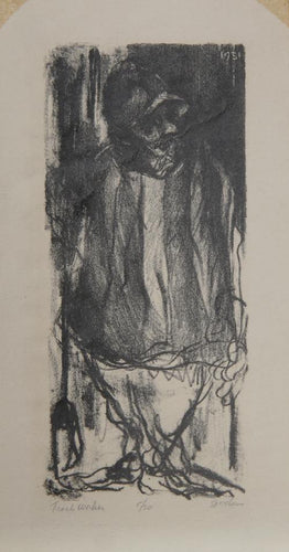 Track Worker Lithograph | Alfred Sessler,{{product.type}}