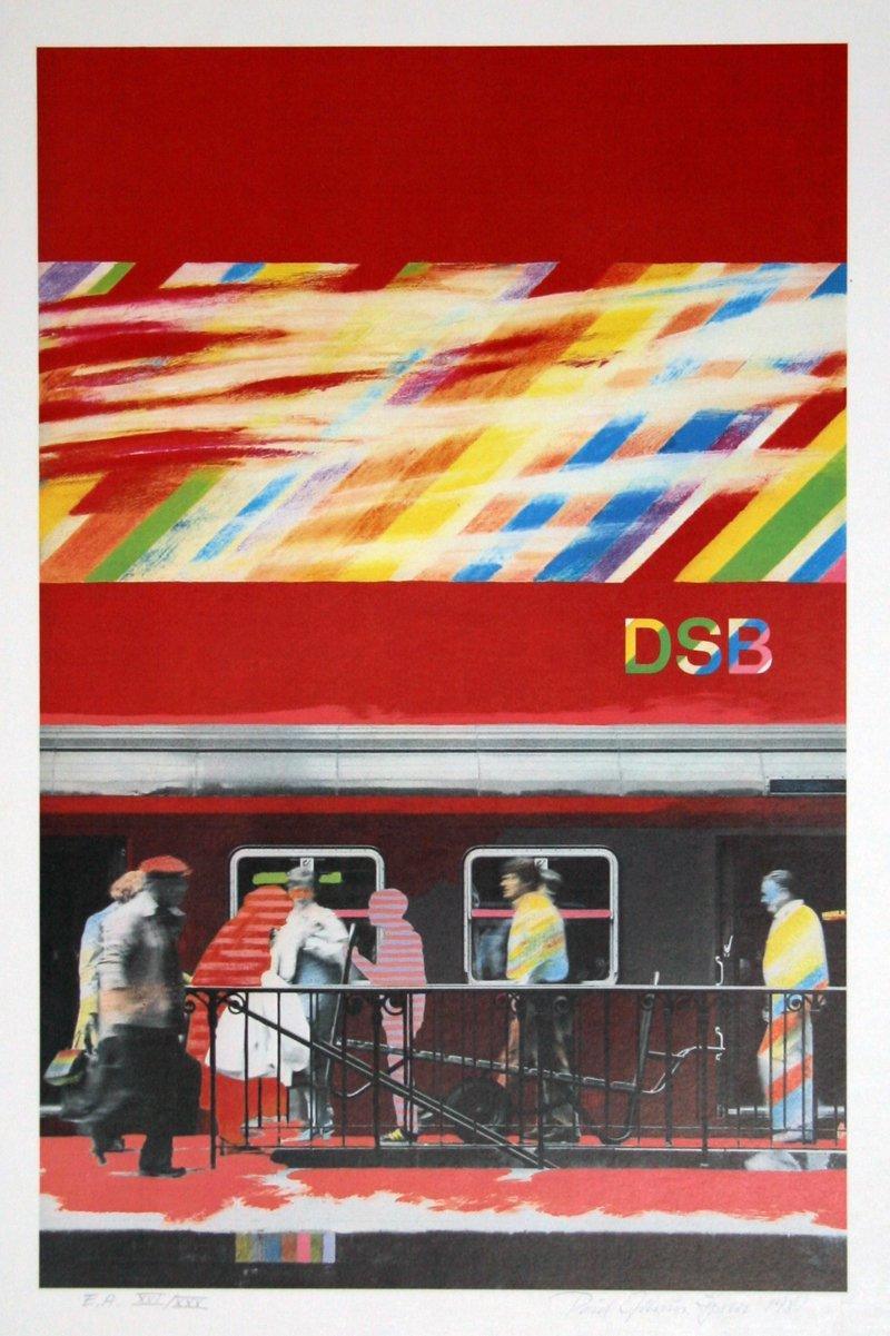 Train Poster | Poul Janus Ipsen,{{product.type}}