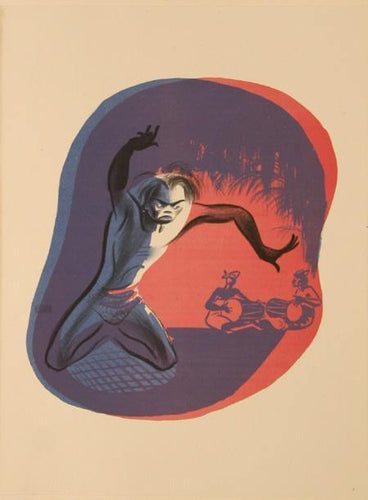 Trance Dancer, Bali Lithograph | Al Hirschfeld,{{product.type}}