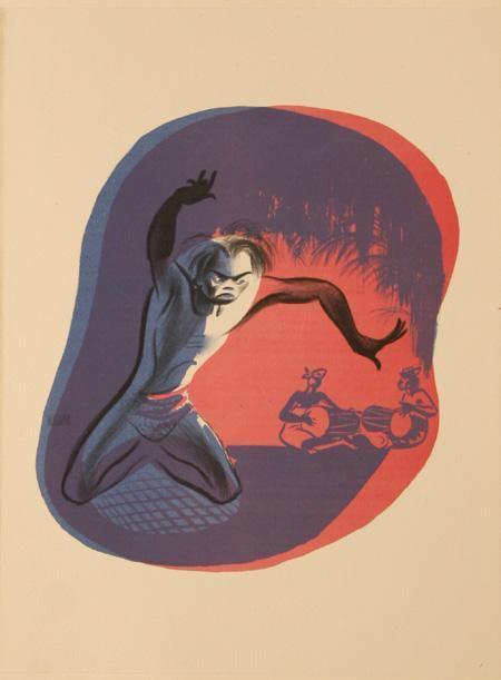 Trance Dancer, Bali Lithograph | Al Hirschfeld,{{product.type}}