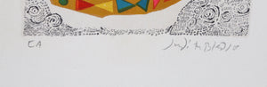 Trapeze Artist from A Little Circus Lithograph | Judith Bledsoe,{{product.type}}