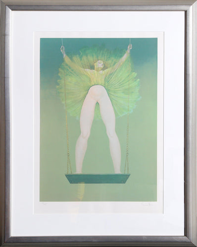 Trapeze Swinger Lithograph | Leonor Fini,{{product.type}}