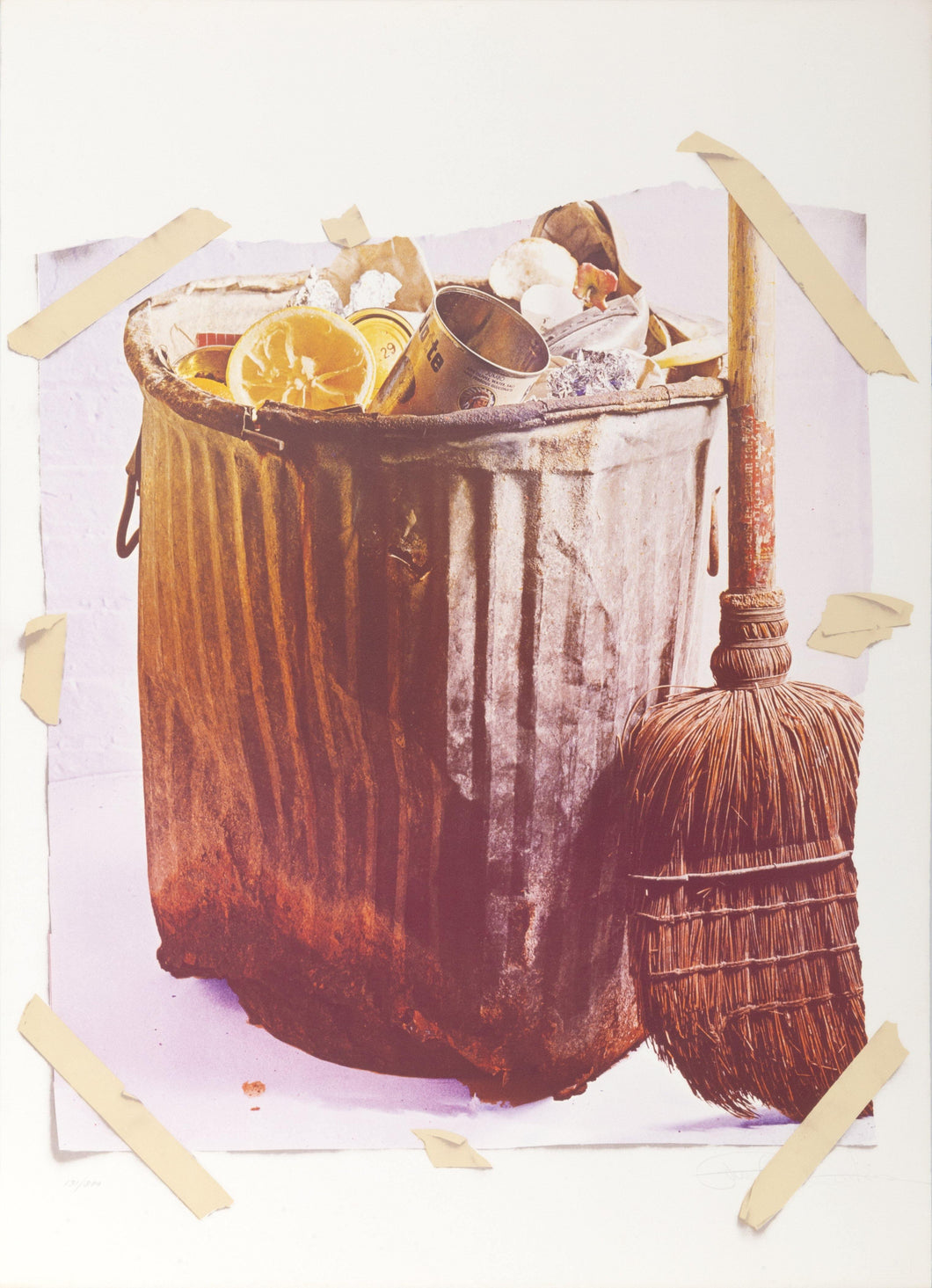 Trash Can Lithograph | Paul Sarkisian,{{product.type}}