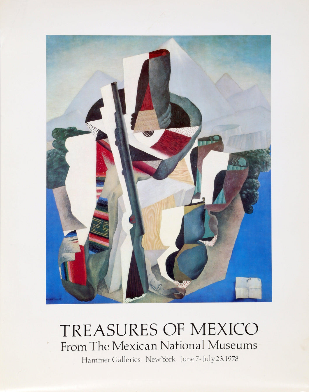 Treasures of Mexico Poster | Diego Rivera,{{product.type}}