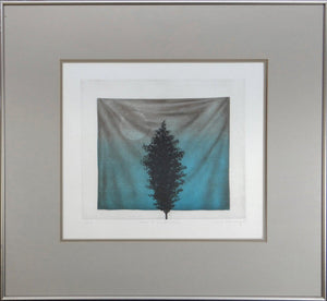 Tree and Handkerchief Etching | K.B. Hwang,{{product.type}}