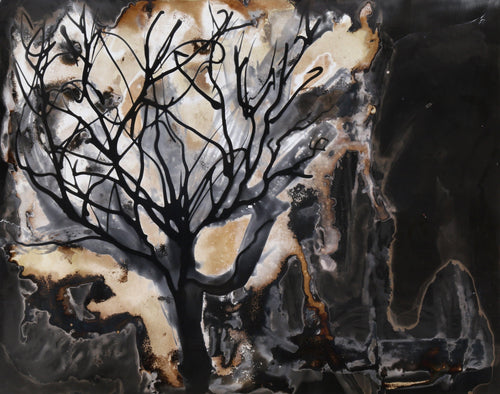 Tree Black and White | Unknown Artist,{{product.type}}