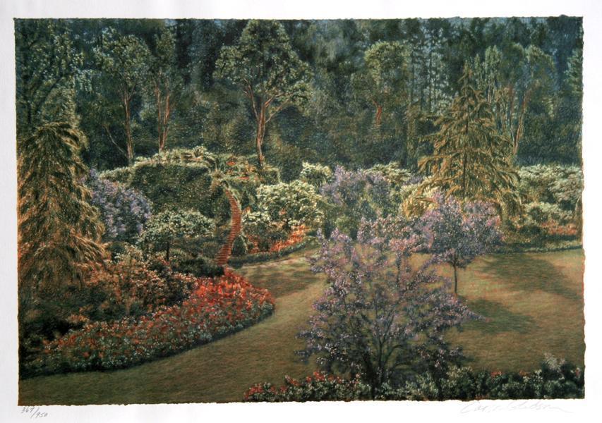 Tree Group II Lithograph | Carson Gladson,{{product.type}}