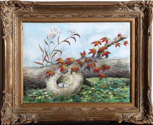 Tree Limb with Bird Nest Metal | Max Karp,{{product.type}}