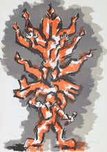 Tree of Life (Orange) Lithograph | Jacques Lipchitz,{{product.type}}