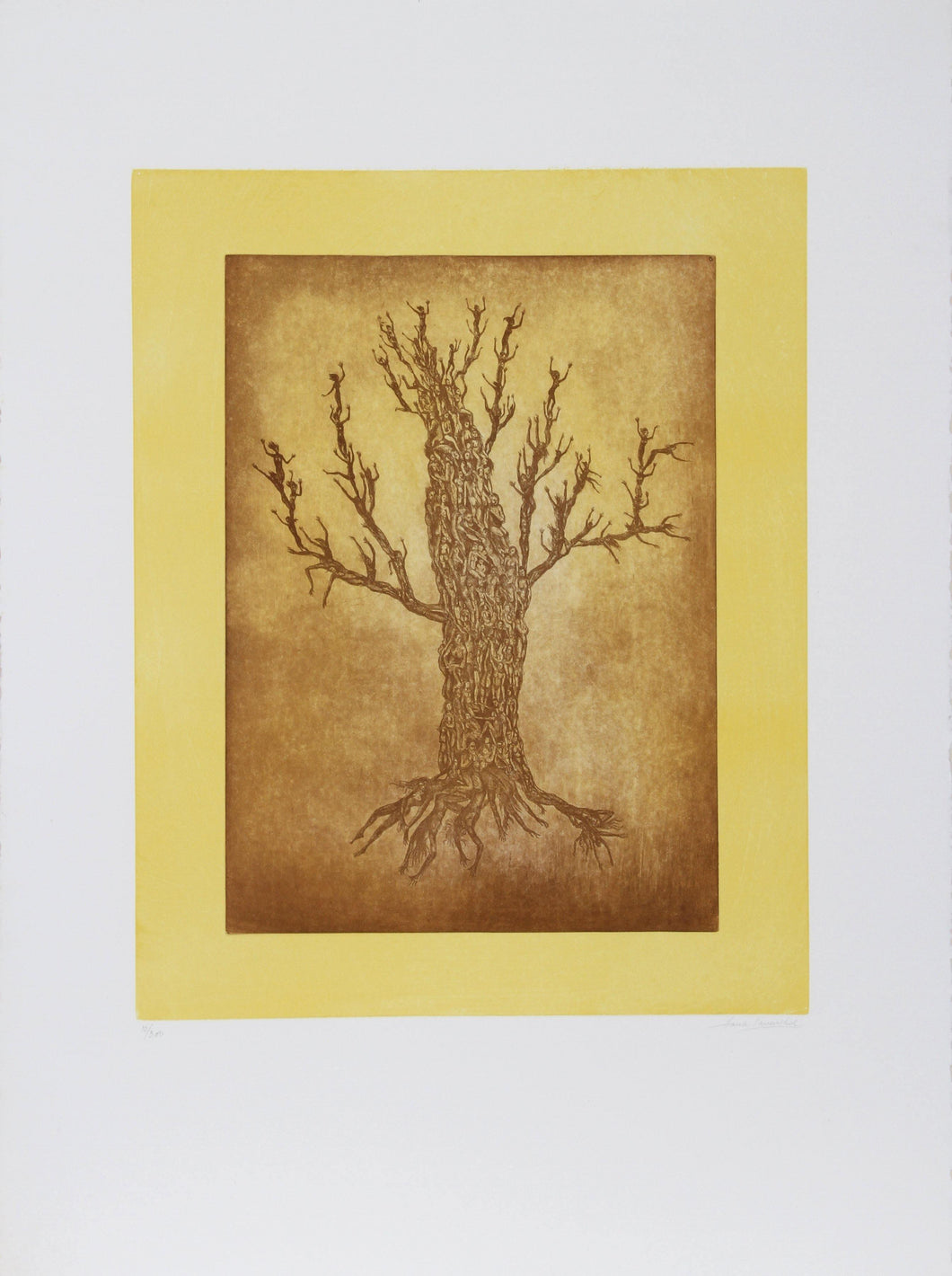 Tree of People Etching | Hank Laventhol,{{product.type}}