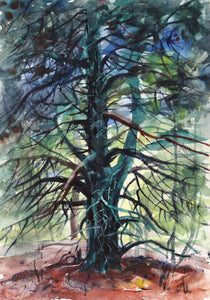 Tree (P5.61) Watercolor | Eve Nethercott,{{product.type}}