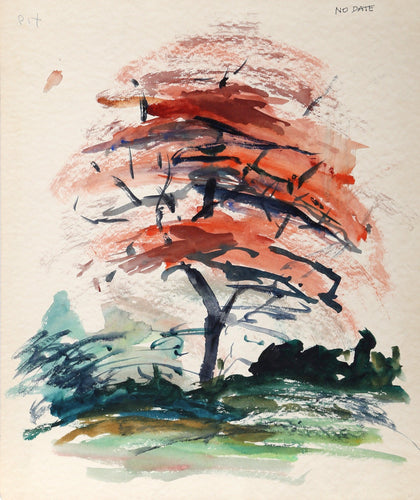 Tree (P6.42) Watercolor | Eve Nethercott,{{product.type}}