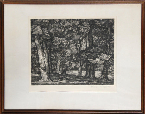 Tree Tapestry Etching | Luigi Lucioni,{{product.type}}