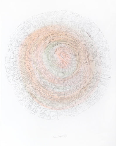 Tree Trunk Series - Orange Lithograph | Alan Sonfist,{{product.type}}