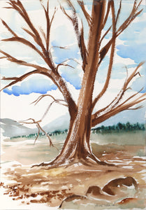 Tree Watercolor | Harold Wallerstein,{{product.type}}