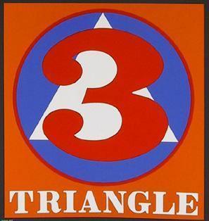 Triangle-INDIANA GRAPHIK Screenprint | Robert Indiana,{{product.type}}