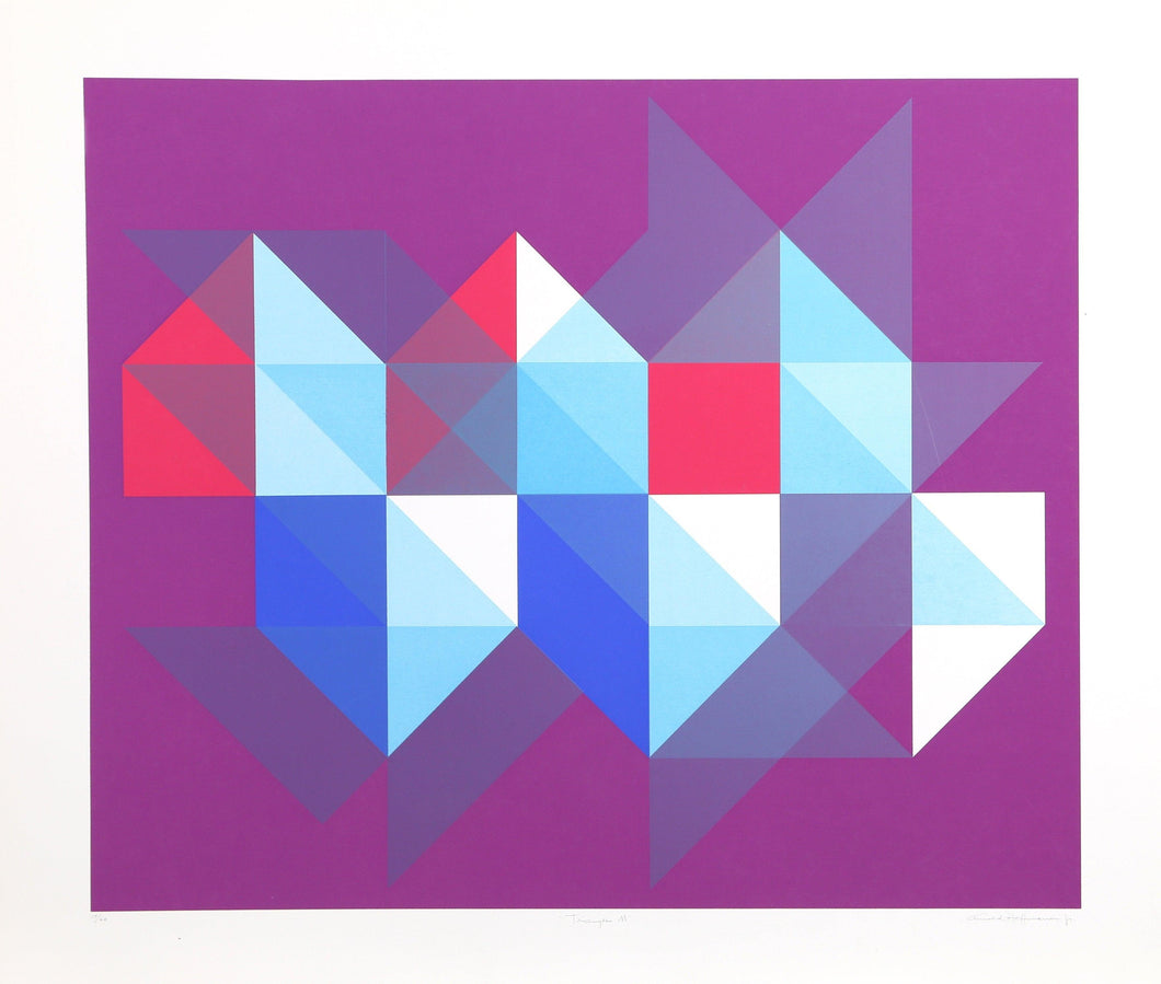 Triangle M Screenprint | Arnold Hoffmann Jr.,{{product.type}}