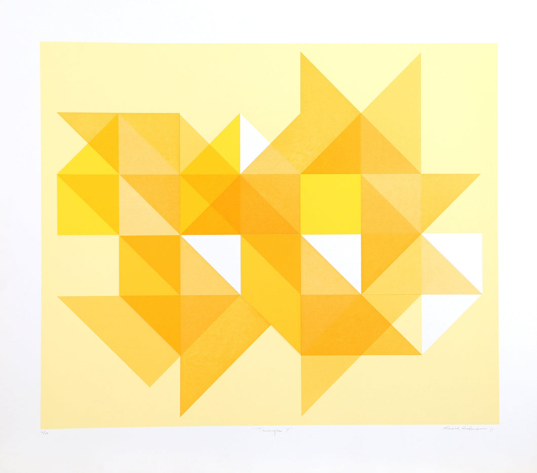 Triangle Y Screenprint | Arnold Hoffmann Jr.,{{product.type}}