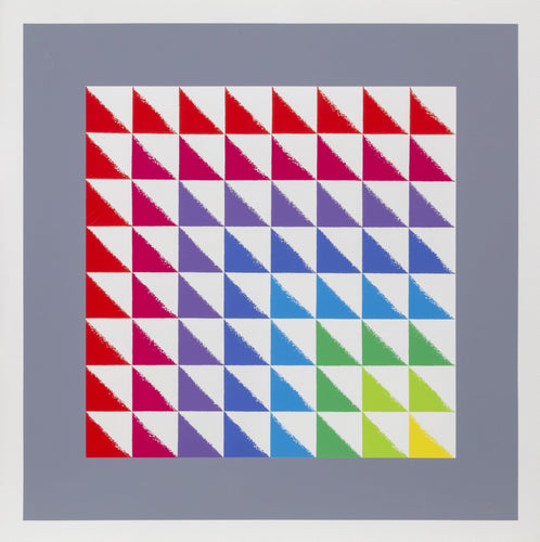 Triangulated Squares Screenprint | Herbert Bayer,{{product.type}}