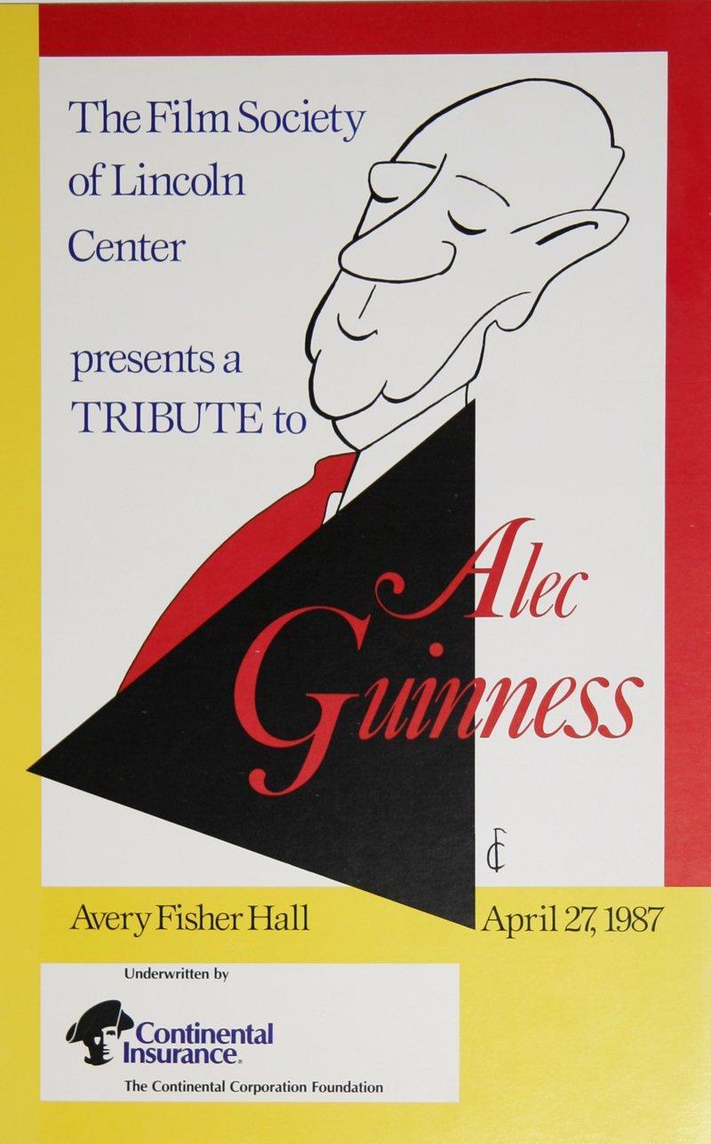 Tribute to Alec Guinness (Film Society of Lincoln Center) Poster | Unknown Artist,{{product.type}}