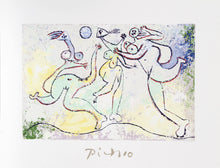 Trois Femmes Jouant au Ballon sur la Plage Lithograph | Pablo Picasso,{{product.type}}