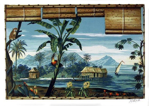 Tropical Bay (119) Lithograph | Unknown Artist,{{product.type}}