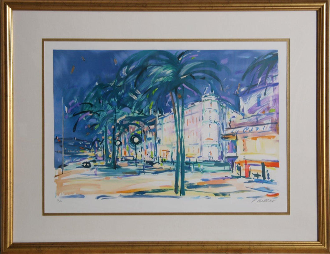 Tropical Cityscape Lithograph | Pierre Bellier,{{product.type}}