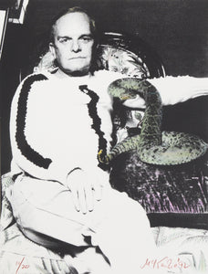 Truman Capote and Snake Screenprint | Michael McKenzie,{{product.type}}