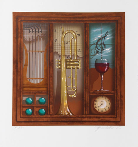 Trumpet Screenprint | James Carter,{{product.type}}