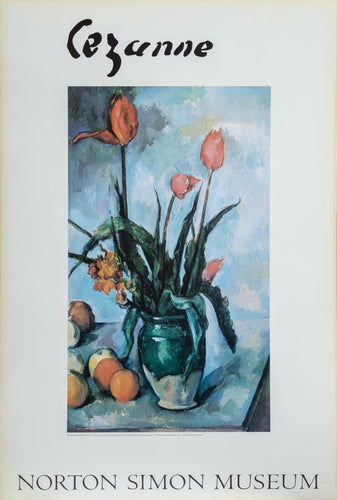 Tulips in Vase Poster | Paul Cézanne,{{product.type}}