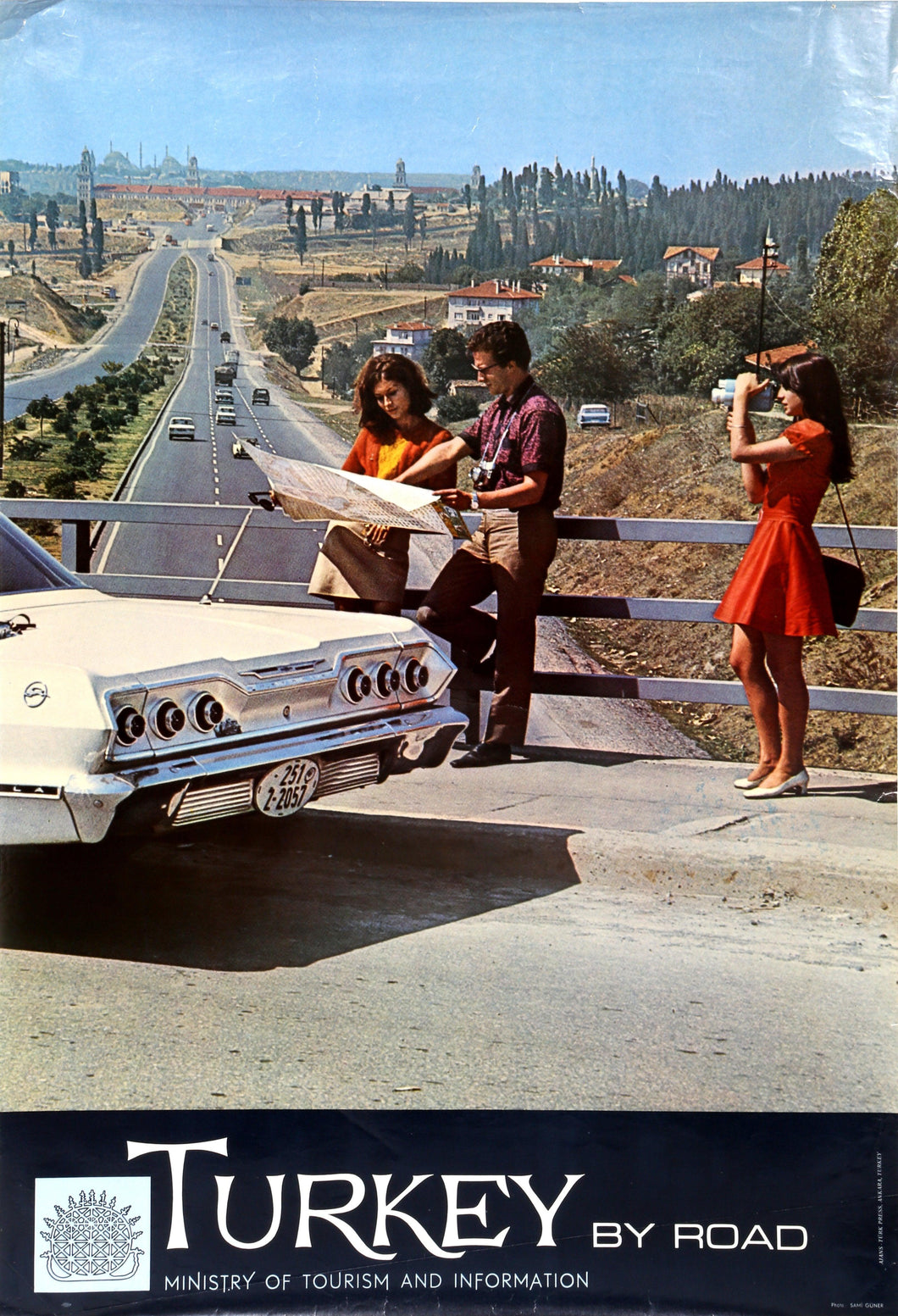 Turkey by Road Poster | Travel Poster,{{product.type}}