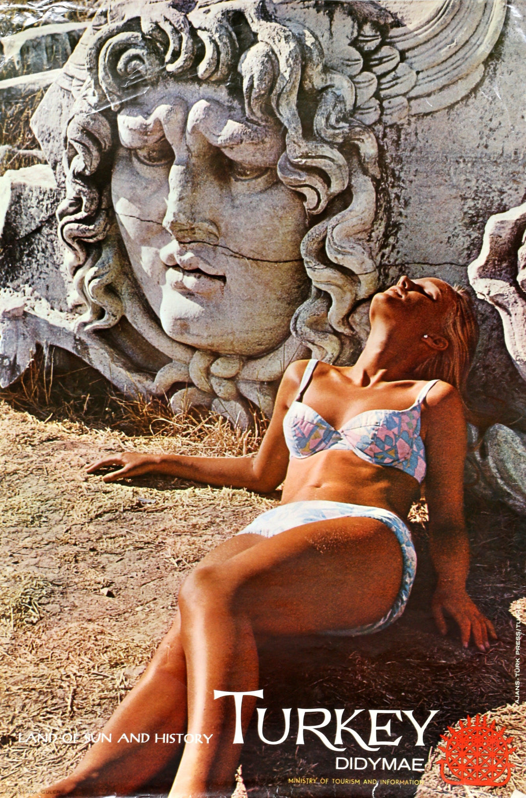 Turkey - Land of Sun and History Poster | Travel Poster,{{product.type}}