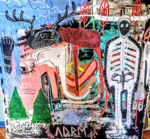 Tusk Pls Mixed Media | Marcus Dean Kitchen,{{product.type}}