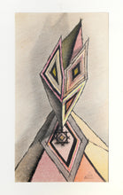 Twentieth Century Mask (Red) Crayon | Benjamin Benno,{{product.type}}