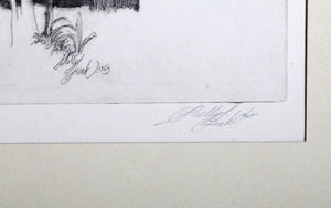 Twin Silos Etching | Sheldon 'Shelly' Fink,{{product.type}}