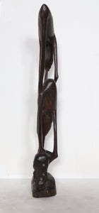 Two Animal Figures Playing Leapfrog Wood | African or Oceanic Objects,{{product.type}}