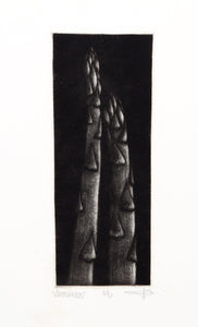 Two Asparagus Etching | Unknown Artist,{{product.type}}