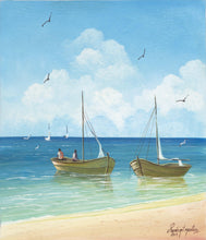 Two Boats Oil | Ramon Martinez,{{product.type}}