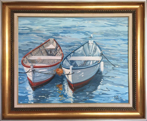 Two Dories Oil | John Nesta,{{product.type}}