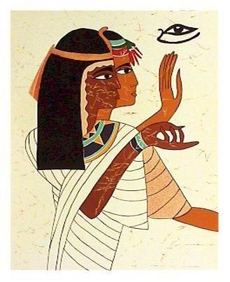 Two Egyptian Goddesses Lithograph | Gina Lombardi Bratter,{{product.type}}