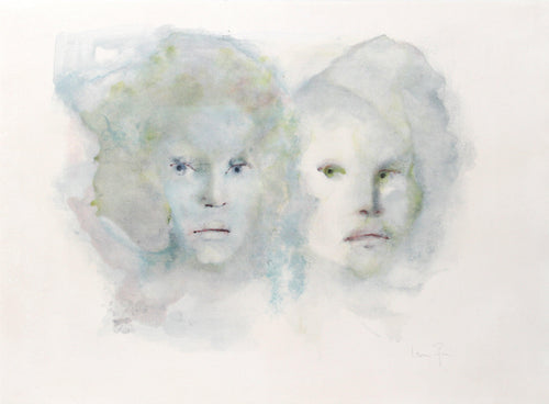 Two Faces Lithograph | Leonor Fini,{{product.type}}