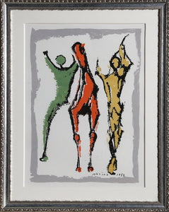Two Figures and a Horse Poster | Marino Marini,{{product.type}}