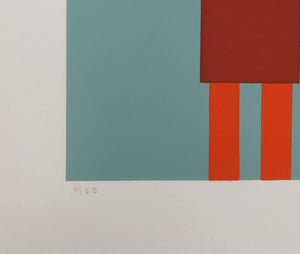 Two Figures screenprint | Lee Adler,{{product.type}}