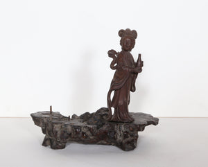 Two Figures Wood | Unknown, Chinese,{{product.type}}