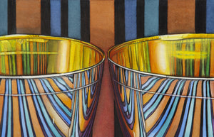Two Glasses Gouache | Jeanette Pasin Sloan,{{product.type}}