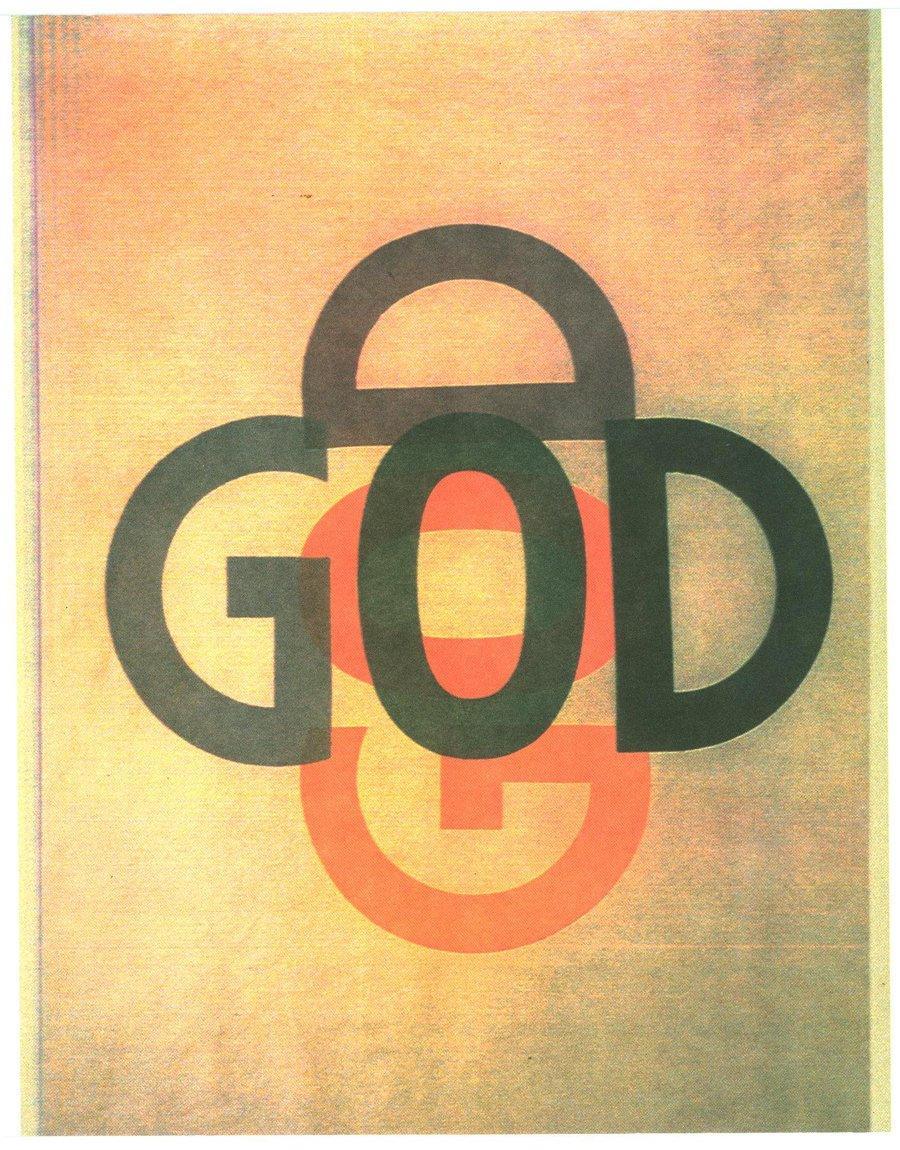 Two Gods from Master American Contemporaries II Poster | Jonathan Borofsky,{{product.type}}