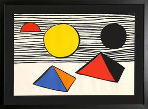 Two Half Disks Lithograph | Alexander Calder,{{product.type}}