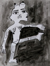 Two-Headed Man (1000) Watercolor | Kyu Sun Ariola,{{product.type}}
