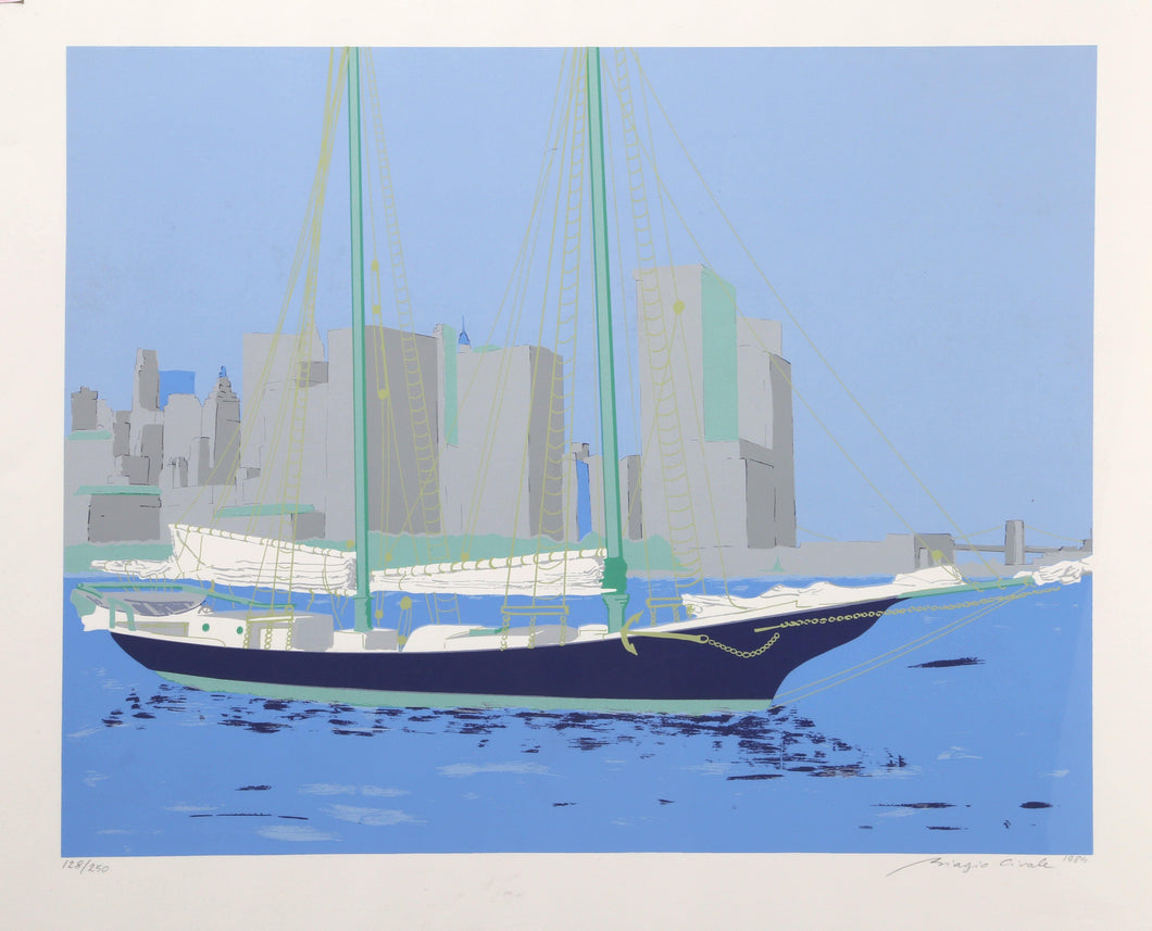 Two Masts Poster | Biagio Civale,{{product.type}}